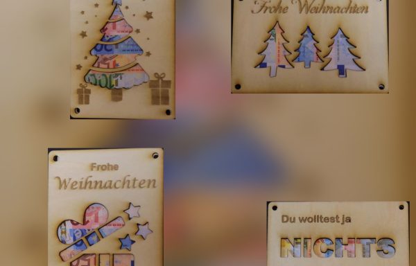 Einlagekarten für Scheine