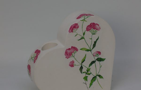 Herz im Blumendesign
