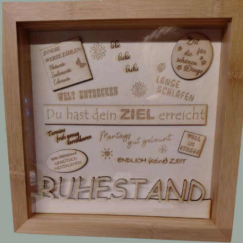 Montage 3D Ruhestand