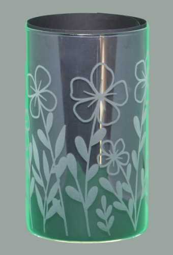 Motivglas Blumen