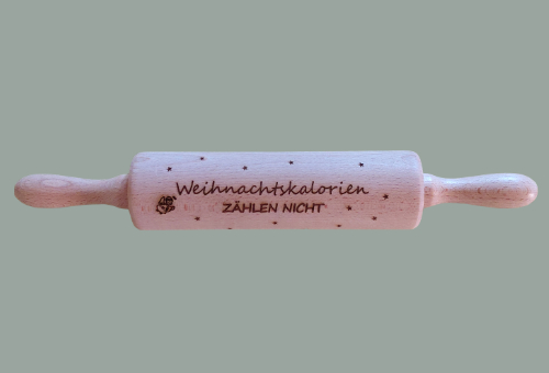 Nudelholz Weihnachtskalorien