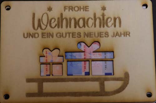 Weihnachten Schlitten